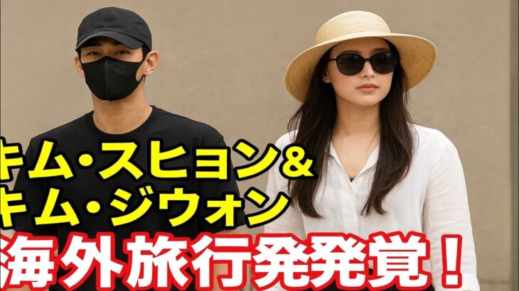 🔥💔【衝撃】キム・スヒョン＆キム・ジウォン✨海外旅行発覚‼️真実は恋愛？それとも友情？🌴👀
