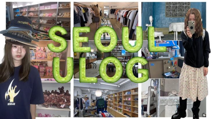 【韓国旅行vlog ep3】バズる前に弘大,龍山,狎鷗亭のおすすめ買い物モデルコース提案！