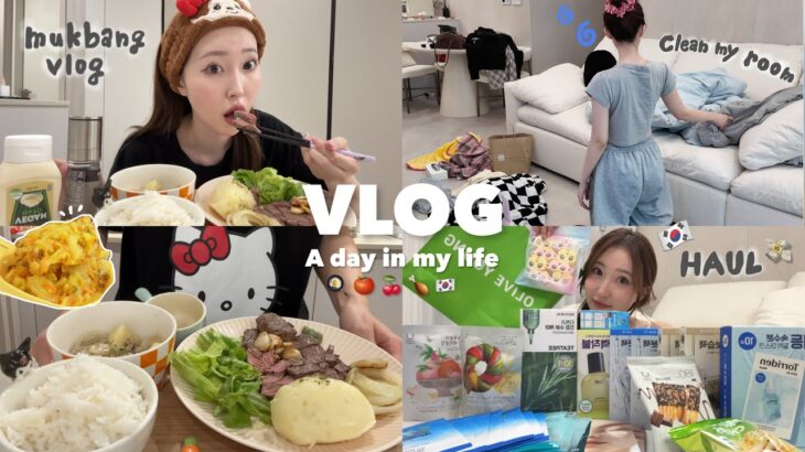 【vlog】韓国生活３年目👧🏻🇰🇷ついに病み期到来😭💥🌀いつも超ポジティブ人間だけど好きなもの食べて、大掃除してリセットday🍃最後にオリヤン購入品紹介あるよ💸