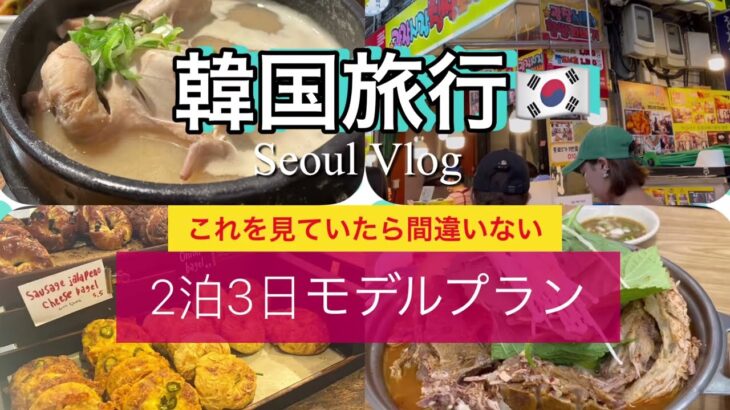 【韓国旅行】絶品ソウルグルメから穴場まで　韓国最新情報　韓国コスメも~Souel Vlog