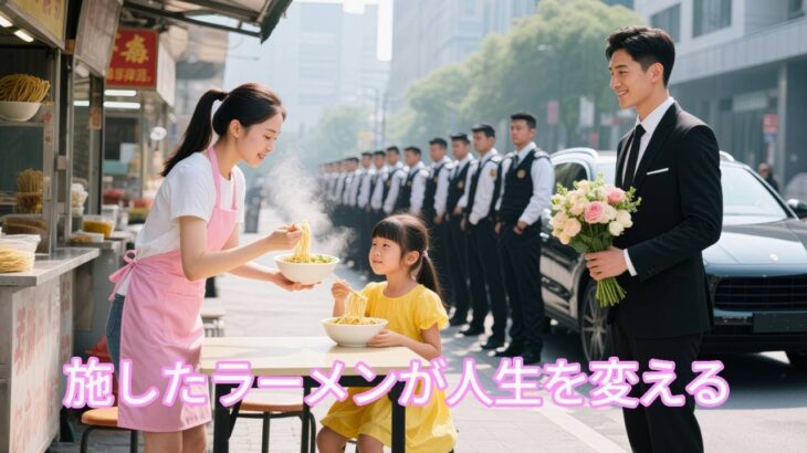 「日本語の吹き替え」田舎の女性が可哀想な女の子にラーメンをあげたら、彼女は社長の娘だった！社長が彼女を娶り、運命が変わる！ #人気短編ドラマ  #恋愛