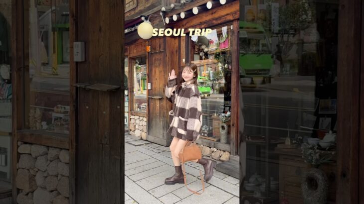 韓国旅行で行ったところ🇰🇷✈️#韓国旅行 #vlog #秋コーデ #着回しコーデ