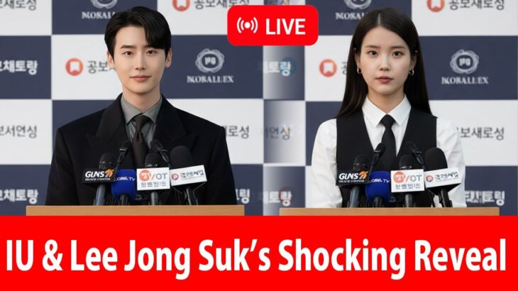 5 Minutes Ago! Lee Jong Suk and IU Broke Their Silence With a Shocking Announcement