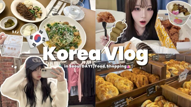 【VLOG】2泊3日韓国旅行🇰🇷✈️｜初日から爆食してきた🔥安国/聖水/カフェ【DAY1】